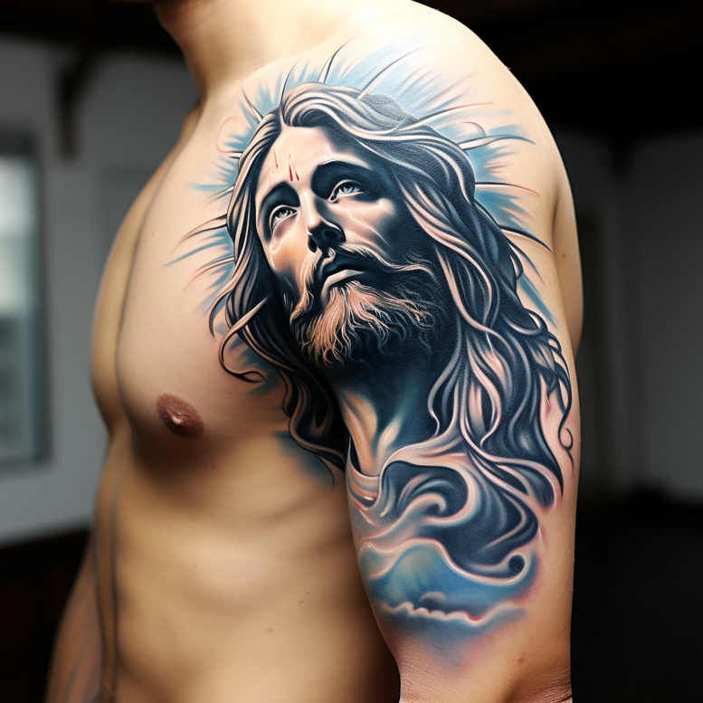 Jezus - Free tattoo design ideas ai genereted - inkby.ai