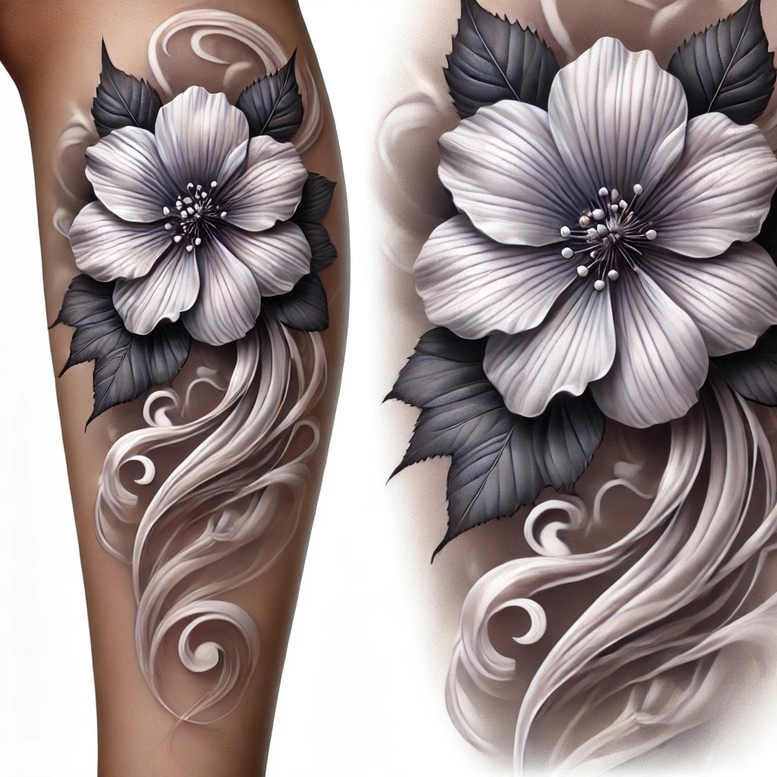 Inne kwiaty - Free tattoo design ideas ai genereted - inkby.ai