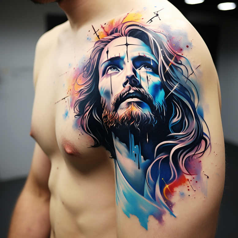 Jezus - Free tattoo design ideas ai genereted - inkby.ai