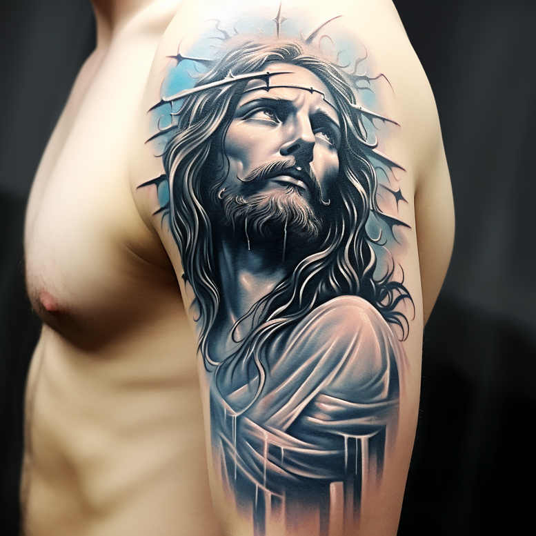 Jezus - Free tattoo design ideas ai genereted - inkby.ai