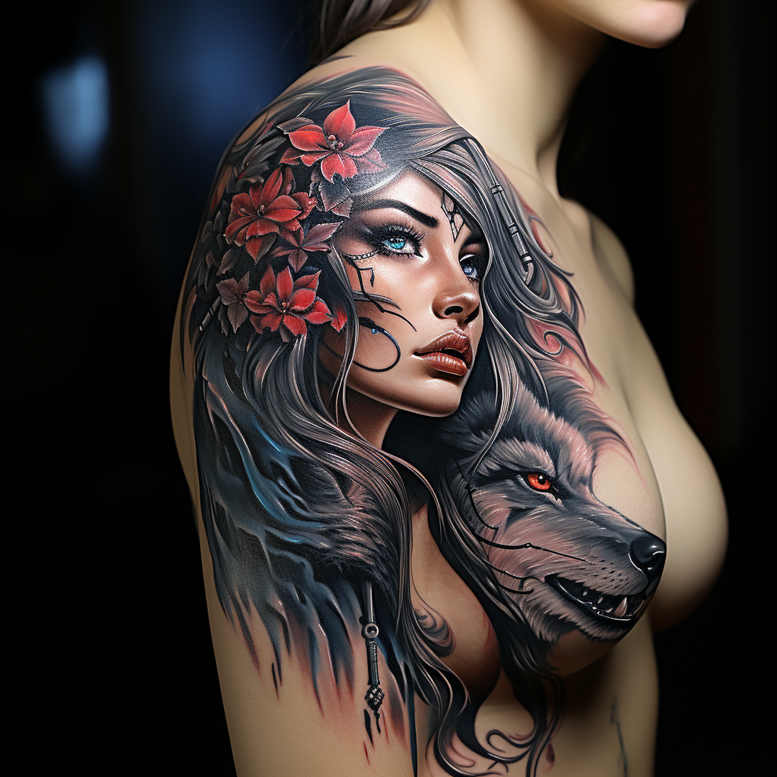 Twarze - Free tattoo design ideas ai genereted - inkby.ai