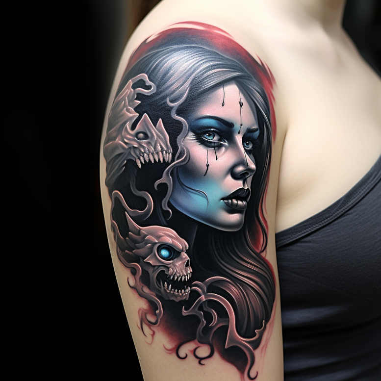 Twarze - Free tattoo design ideas ai genereted - inkby.ai