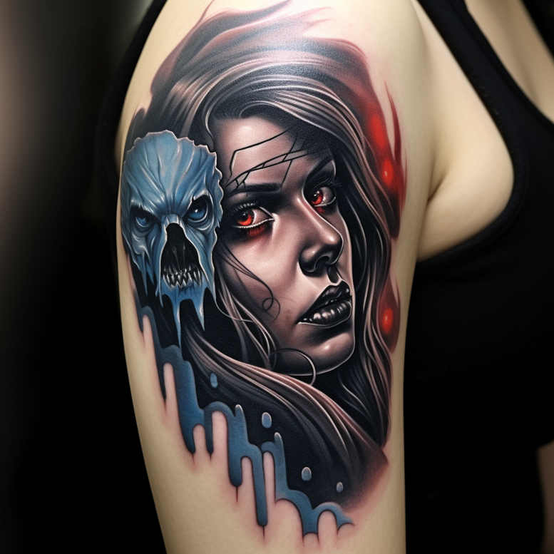 Twarze - Free tattoo design ideas ai genereted - inkby.ai