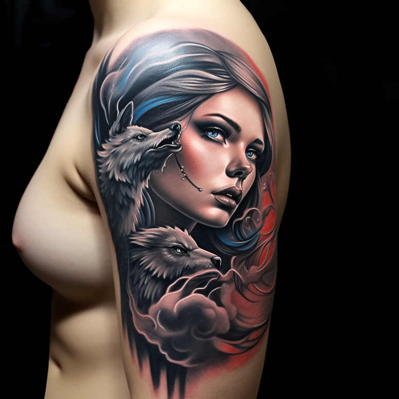 Twarze - Free tattoo design ideas ai genereted - inkby.ai