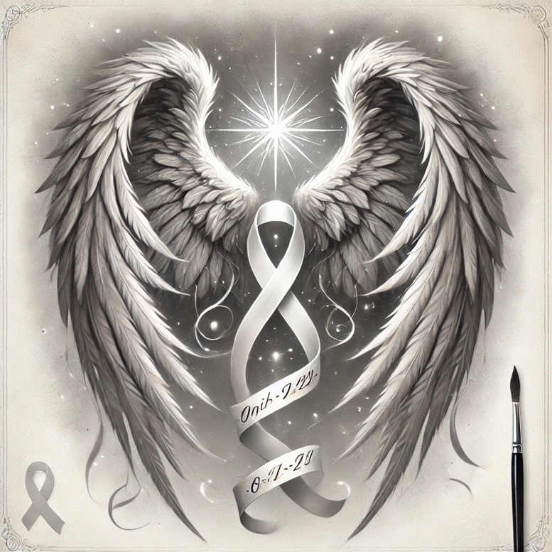 Skrzydła - Free tattoo design ideas ai genereted - inkby.ai