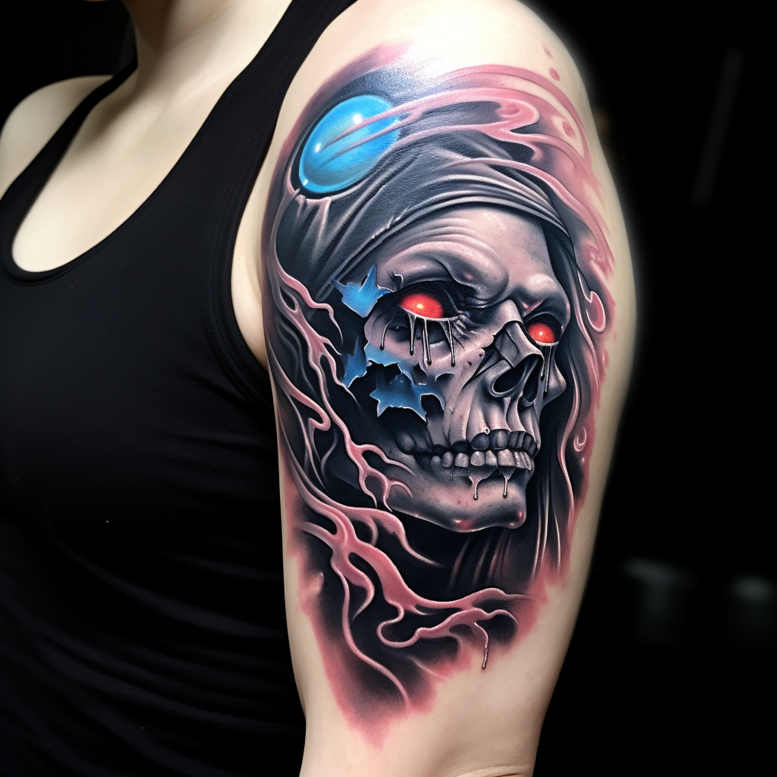 Surrealistyczne postacie - Free tattoo design ideas ai genereted - inkby.ai