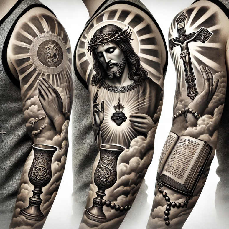 Jezus - Free tattoo design ideas ai genereted - inkby.ai