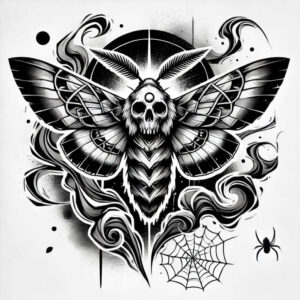 Motyle ćmy ważki - Free tattoo design ideas ai genereted - inkby.ai