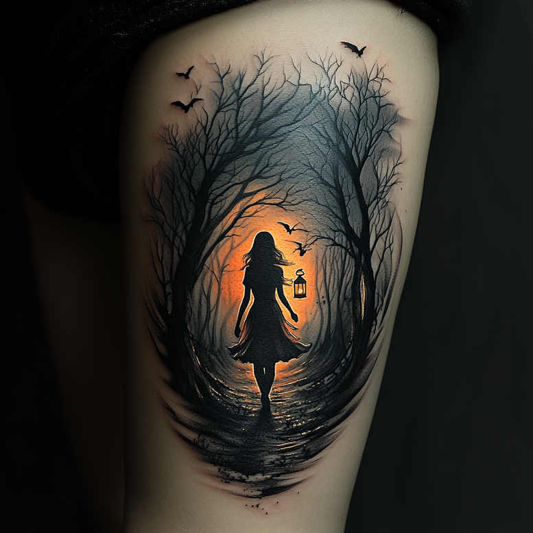 Postacie. - Free tattoo design ideas ai genereted - inkby.ai