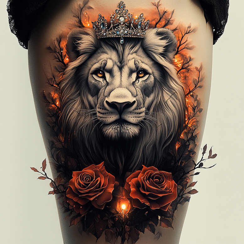 Lwy - Free tattoo design ideas ai genereted - inkby.ai