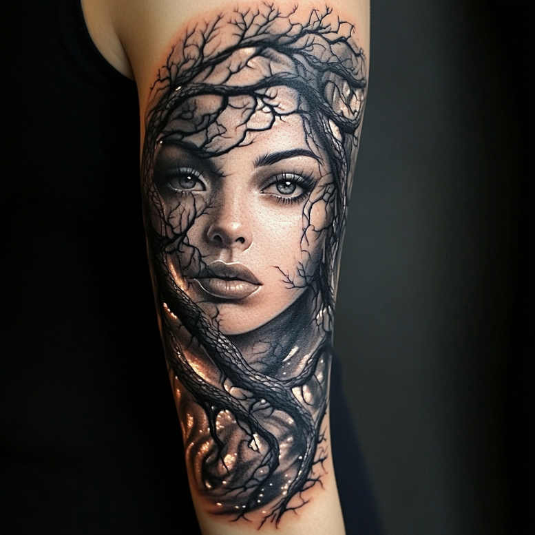 Twarze - Free tattoo design ideas ai genereted - inkby.ai