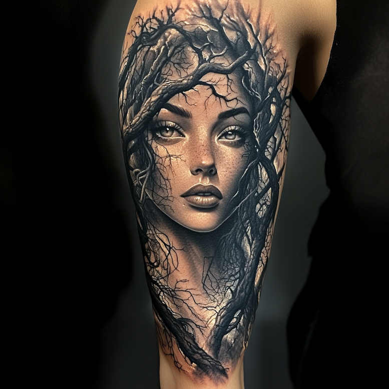 Twarze - Free tattoo design ideas ai genereted - inkby.ai