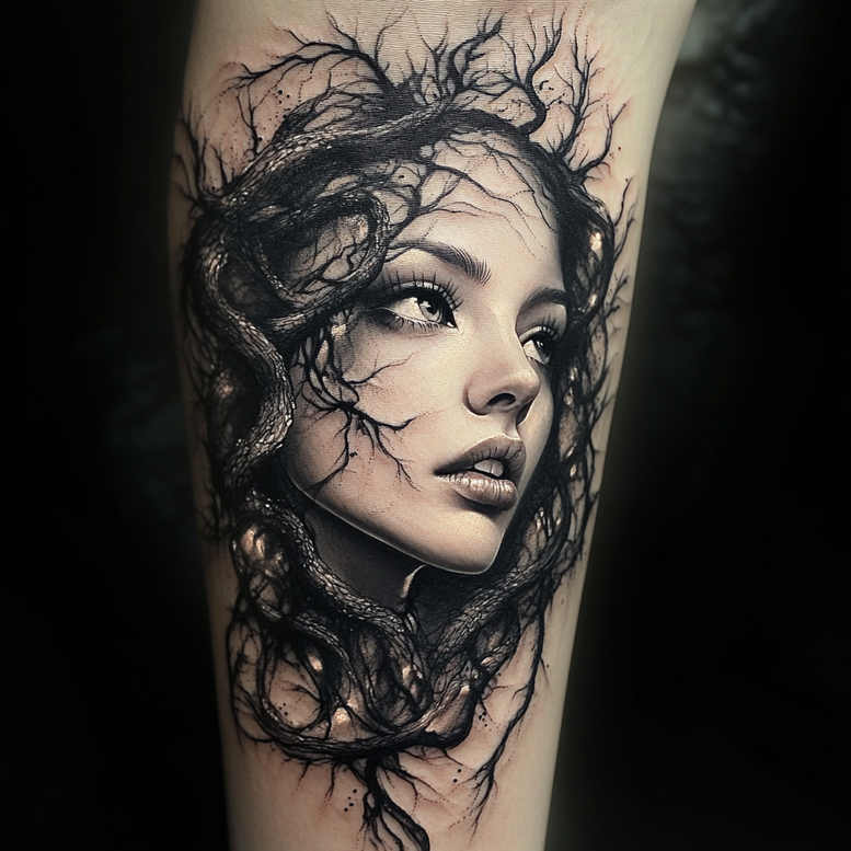 Twarze - Free tattoo design ideas ai genereted - inkby.ai