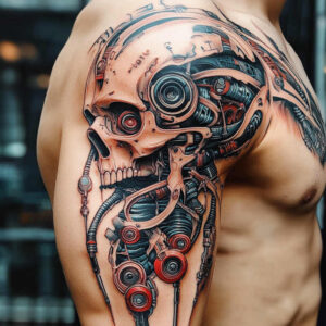 Biomechanika - Free tattoo design ideas ai genereted - inkby.ai