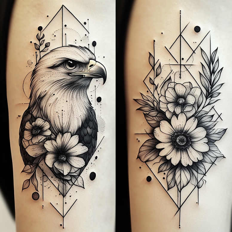 Orły - Free tattoo design ideas ai genereted - inkby.ai