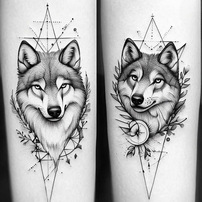 Zwierzęta domowe - Free tattoo design ideas ai genereted - inkby.ai