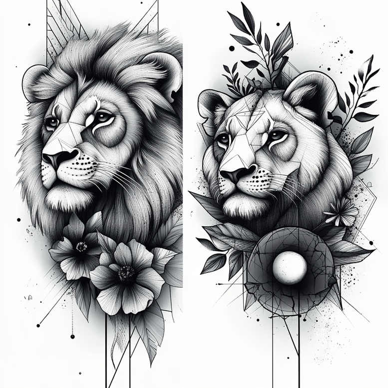 Lwy - Free tattoo design ideas ai genereted - inkby.ai
