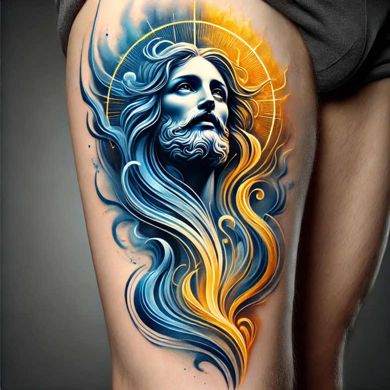 Jezus - Free tattoo design ideas ai genereted - inkby.ai