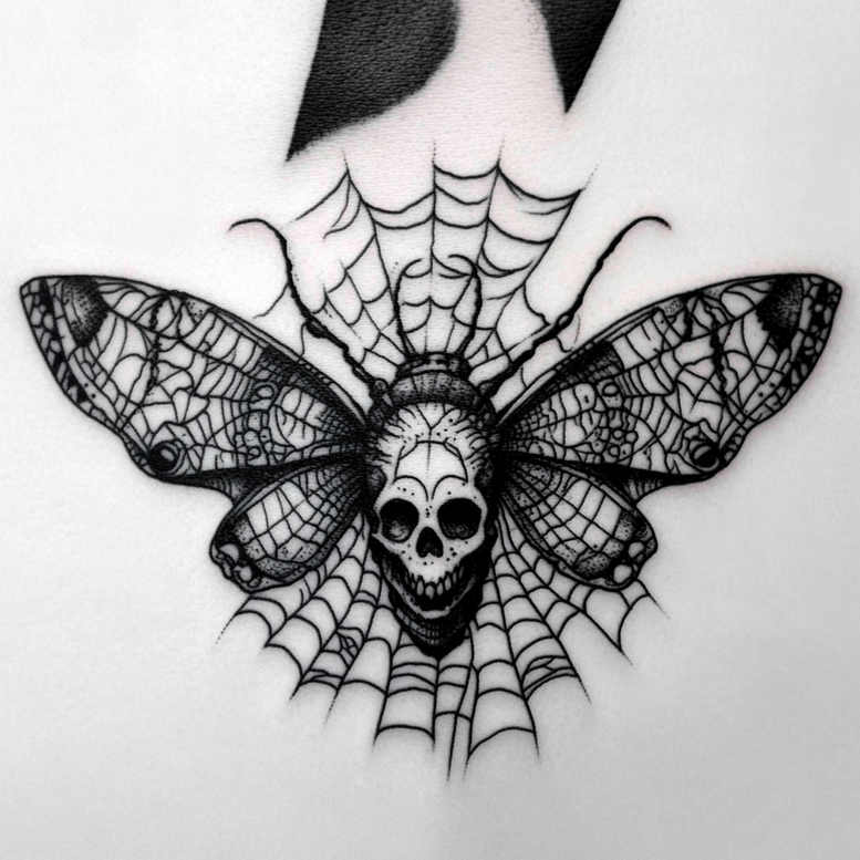 Motyle ćmy ważki - Free tattoo design ideas ai genereted - inkby.ai