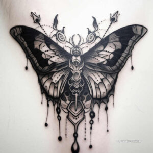 Motyle ćmy ważki - Free tattoo design ideas ai genereted - inkby.ai