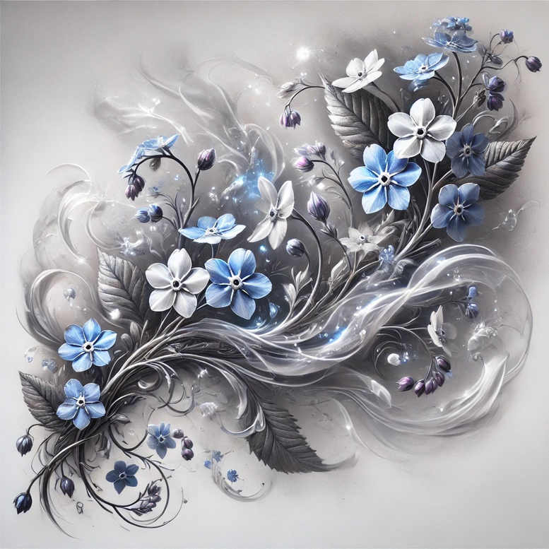 Inne kwiaty - Free tattoo design ideas ai genereted - inkby.ai