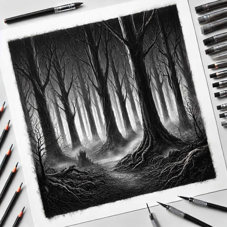 Drzewa - Free tattoo design ideas ai genereted - inkby.ai