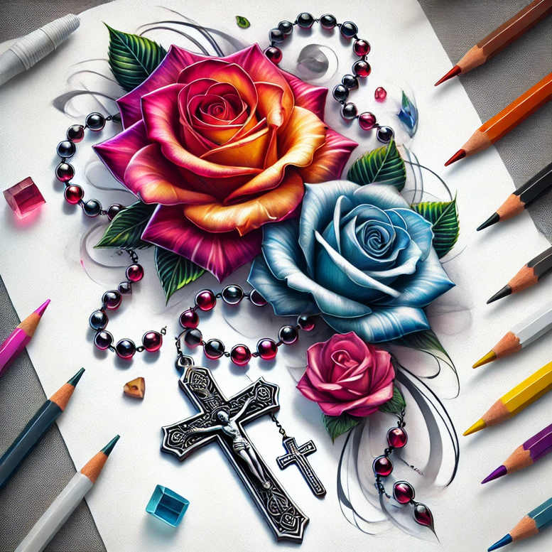 Krzyże - Free tattoo design ideas ai genereted - inkby.ai