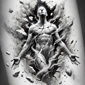 Postacie. - Free tattoo design ideas ai genereted - inkby.ai