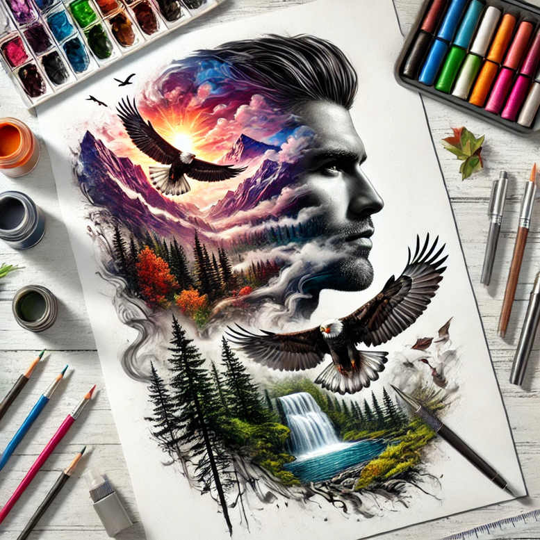 Przyroda - Free tattoo design ideas ai genereted - inkby.ai