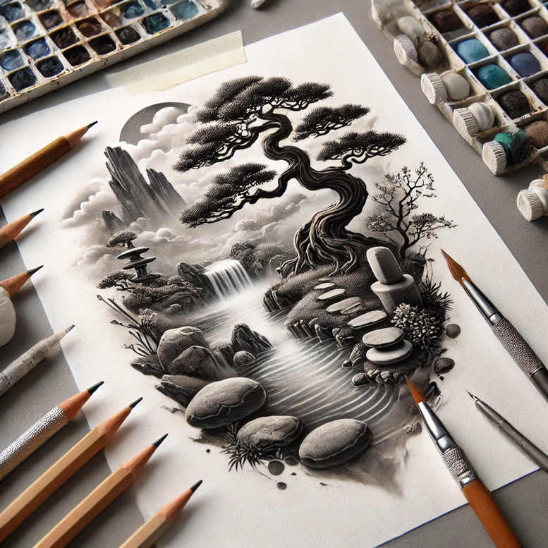 Przyroda - Free tattoo design ideas ai genereted - inkby.ai