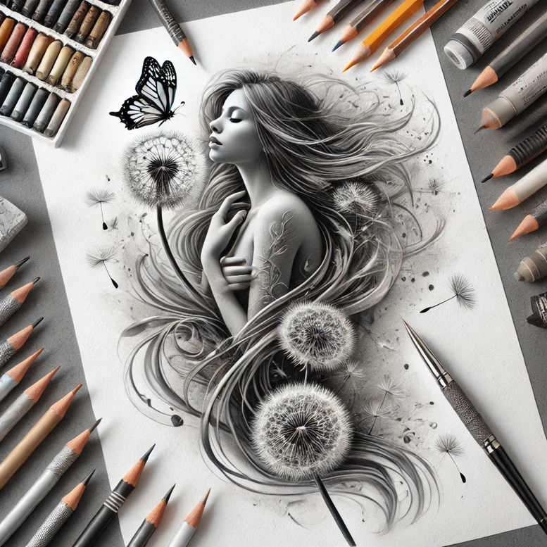 Postacie. - Free tattoo design ideas ai genereted - inkby.ai