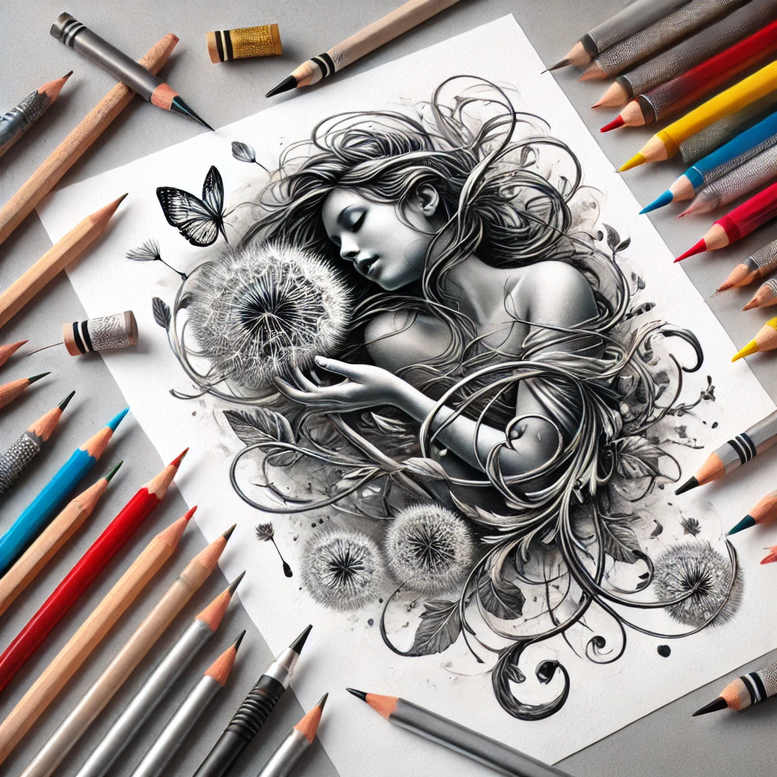 Postacie. - Free tattoo design ideas ai genereted - inkby.ai