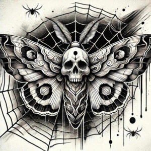 Motyle ćmy ważki - Free tattoo design ideas ai genereted - inkby.ai