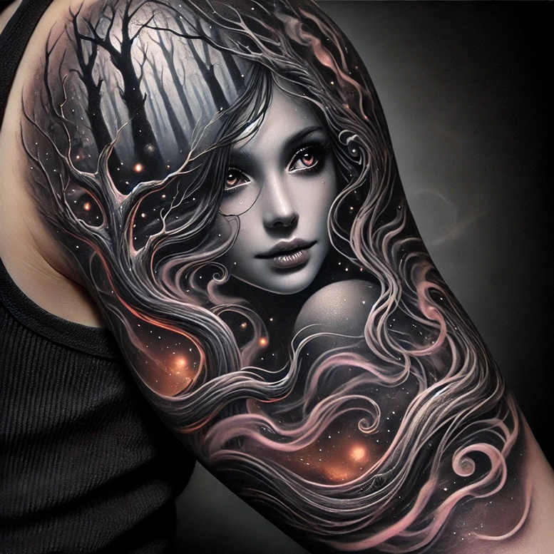 Twarze - Free tattoo design ideas ai genereted - inkby.ai