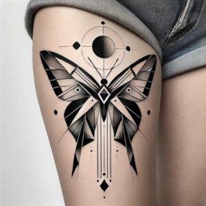 Motyle ćmy ważki - Free tattoo design ideas ai genereted - inkby.ai