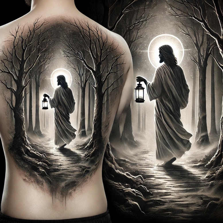 Jezus - Free tattoo design ideas ai genereted - inkby.ai