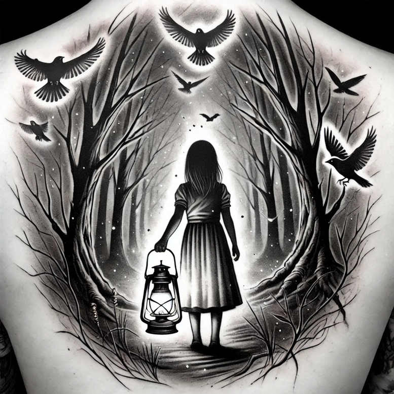 Inne mroczne - Free tattoo design ideas ai genereted - inkby.ai