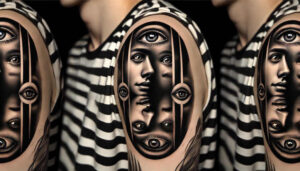 Surrealistyczne postacie - Free tattoo design ideas ai genereted - inkby.ai
