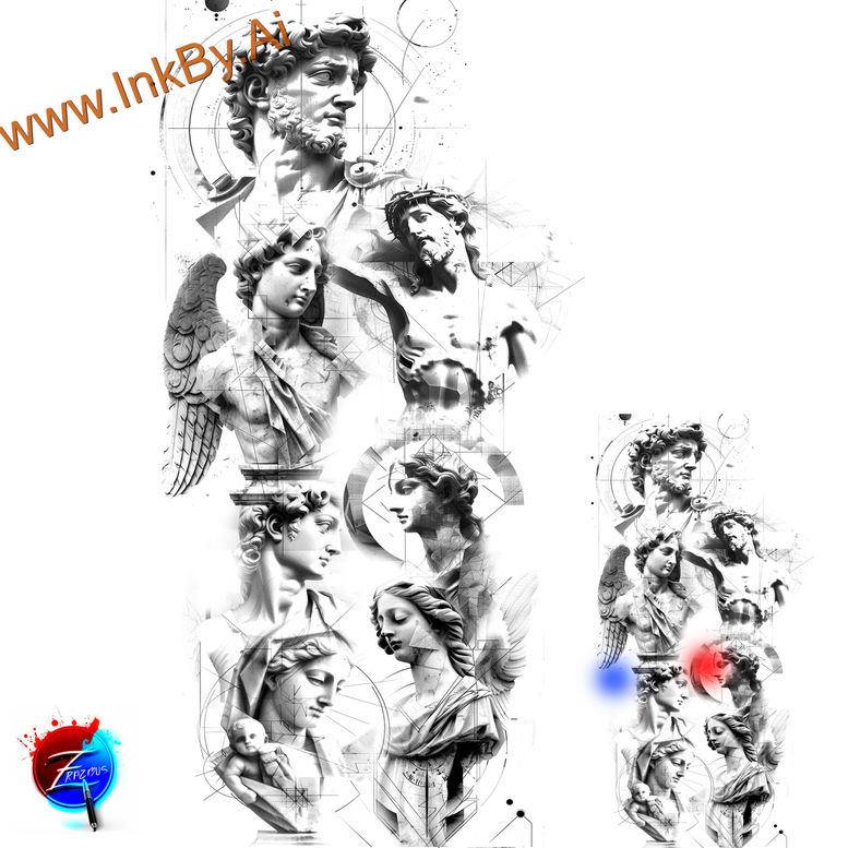 jesus tattoo design ideas volume effect religious motif symbol of strength