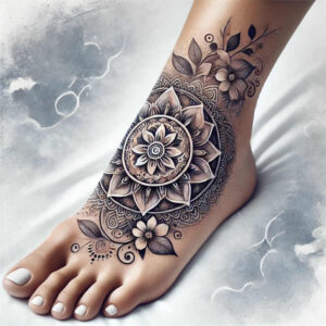centered – tattoo design ideas free ai generated – cosmic-order – for-upper-arm – Gallery: mandalas-and-similar-inkby-ai