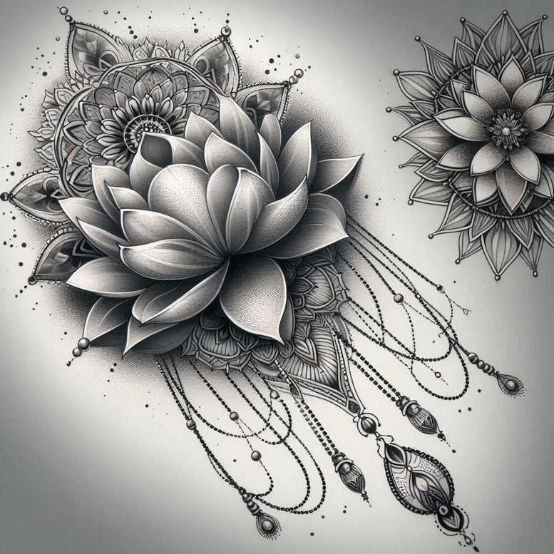 mandalas-and-similar tattoo design ideas ornamental ring floral motifs shows resilience