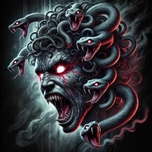 medusa-stare-tattoo – tattoo design ideas free ai generated – gothic – for-hip – Gallery: medusa-inkby-ai