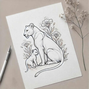 clean-lines – tattoo design ideas free ai generated – ethereal – for-spine – Gallery: minimalistic-inkby-ai
