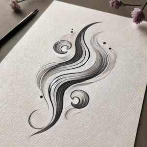 micro-line – tattoo design ideas free ai generated – radiating-lines – for-elbow – Gallery: minimalistic-inkby-ai