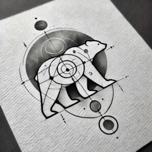 precise – tattoo design ideas free ai generated – radial-symmetry – for-abdomen – Gallery: minimalistic-inkby-ai