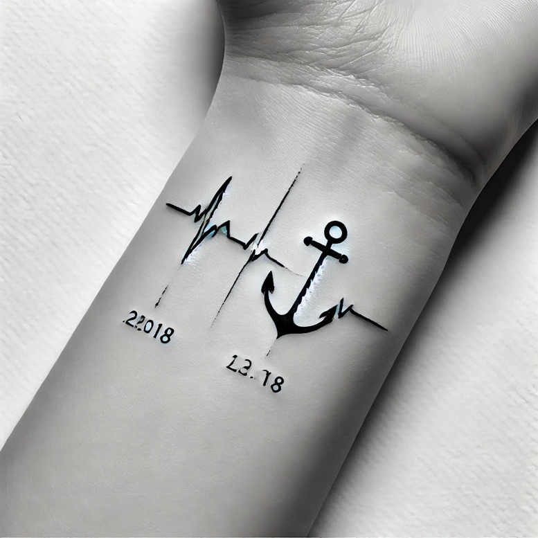 pristine – tattoo design ideas free ai generated – balance – for-outer-arm – Gallery: minimalistic-inkby-ai