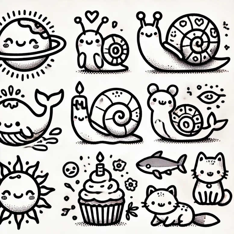 simple-icon – tattoo design ideas free ai generated – circular-grid – for-temple – Gallery: minimalistic-inkby-ai