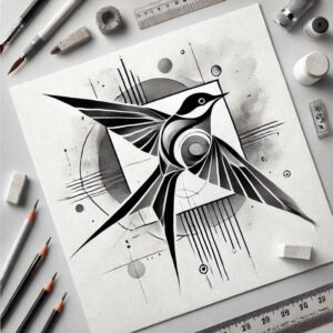 minimalistic tattoo design ideas simple form centered symbol of strength