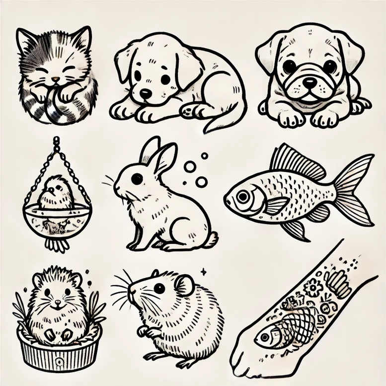 tiny-detail – tattoo design ideas free ai generated – meditative – for-hip – Gallery: minimalistic-inkby-ai