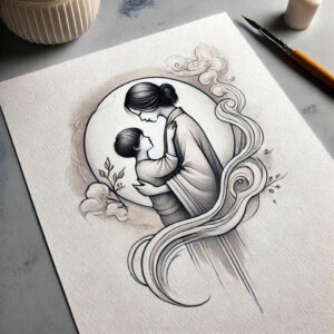 understated – tattoo design ideas free ai generated – soft-curves – for-lower-back – Gallery: minimalistic-inkby-ai